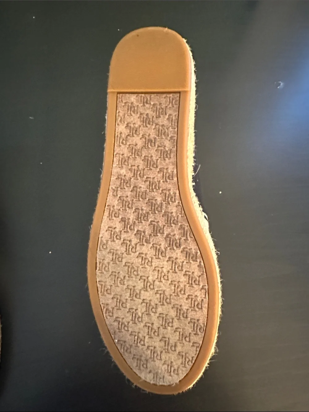 Lauren Ralph Lauren Black Canvas LRL Espadrille Slip-Ons